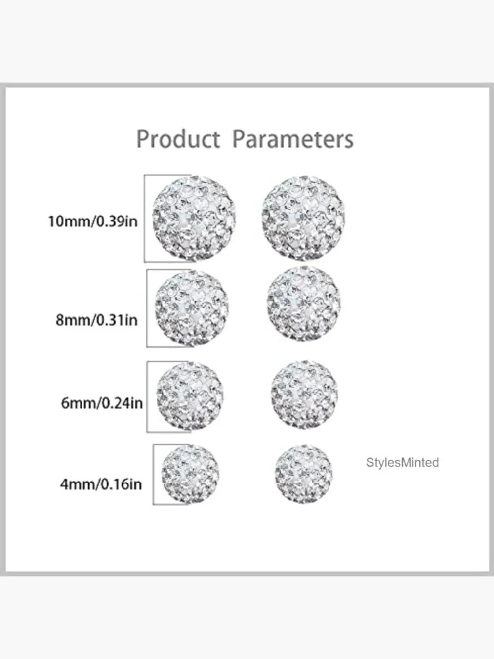 Minimalist CZ Cluster Small Ball Stud Earrings 925 Sterling Silver Cubic